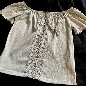 Off the shoulder top